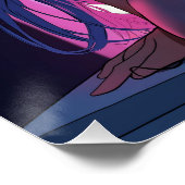 ロフィゲーマーガール | チルアニメエステティック ポスター (コーナー)