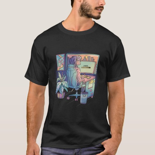 ロフィゲーマーゲー遊ム選手 Tシャツ (正面)