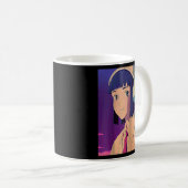 ロフィヒップホップチルホップチルビートロフィ美学 コーヒーマグカップ (正面右)