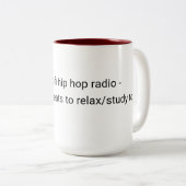 ロフィヒップホップ無線マグ ツートーンマグカップ (正面右)
