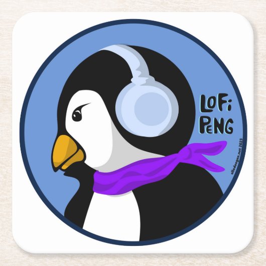 ロフィペン スクエアペーパーコースター (正面)