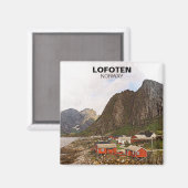 ロフォテンノルウェー旅行記念品 マグネット (正面/裏面)