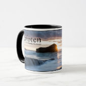 ロフォテンノルウェー真夜中の日 マグカップ (正面左)