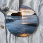 ロフォテンノルウェー真夜中の日 缶バッジ (インサイチュ)