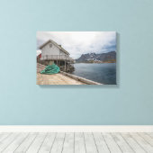 ロフォテンノルウェー キャンバスプリント (インサイチュ (ウッドフロア))