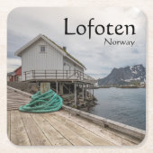 ロフォテンノルウェー スクエアペーパーコースター (正面)