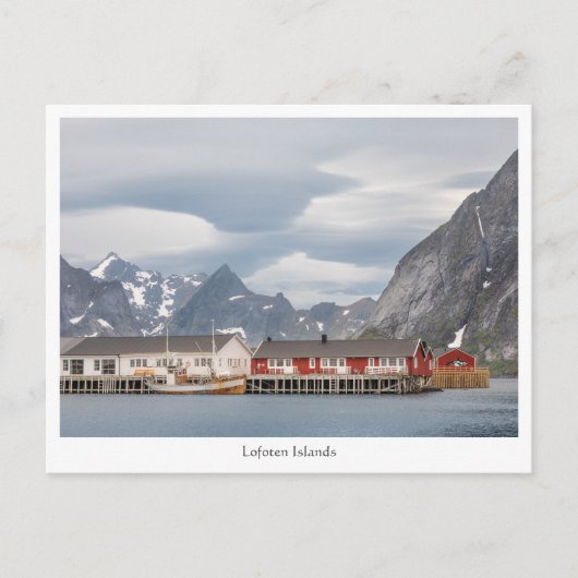 ロフォテンノルウェー ポストカード (正面)