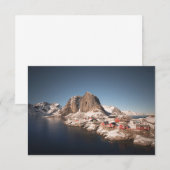 ロフォテン諸島ノルウェーカード (正面/裏面)