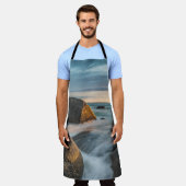 ロフォテン諸島ノルウェー エプロン (着用した状態)