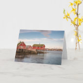 ロフォテン諸島ノルウェー カード (黄色い花)