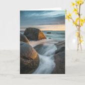 ロフォテン諸島ノルウェー カード (黄色い花)