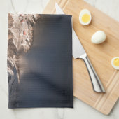 ロフォテン諸島ノルウェー キッチンタオル (四つ折り)