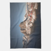 ロフォテン諸島ノルウェー キッチンタオル (縦)