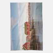 ロフォテン諸島ノルウェー キッチンタオル (縦)