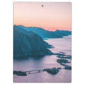 ロフォテン諸島ノルウェー クリップボード (裏面)