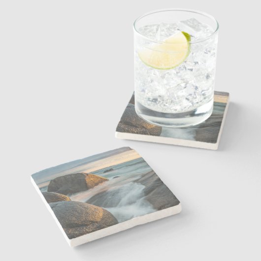 ロフォテン諸島ノルウェー ストーンコースター (横)