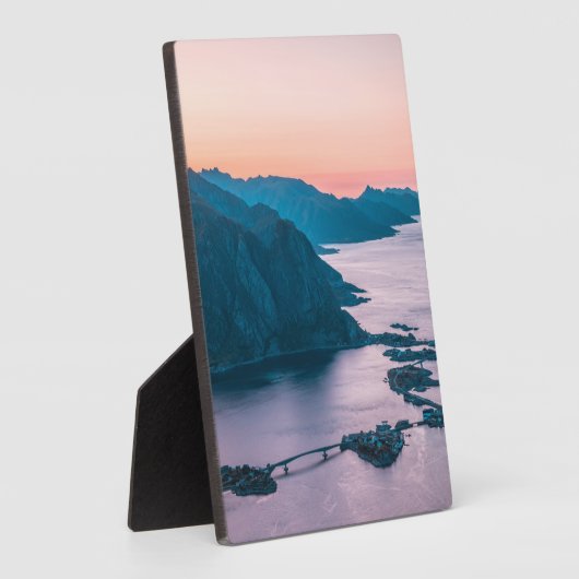 ロフォテン諸島ノルウェー フォトプラーク (側面)