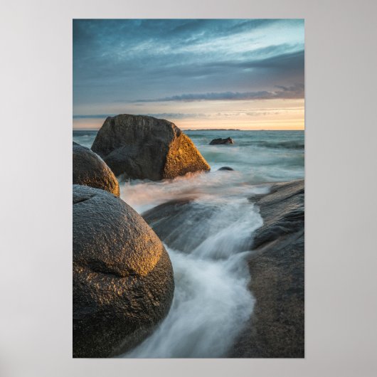 ロフォテン諸島ノルウェー ポスター (正面)