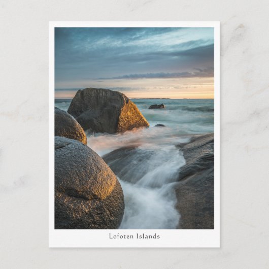 ロフォテン諸島ノルウェー ポストカード (正面)