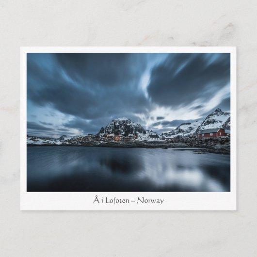 ロフォテン諸島ノルウェー ポストカード (正面)
