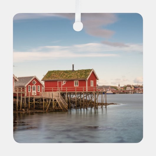 ロフォテン諸島ノルウェー メタルオーナメント (正面)