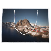 ロフォテン諸島ノルウェー ラージペーパーバッグ (正面)