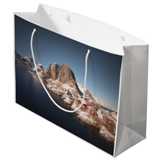 ロフォテン諸島ノルウェー ラージペーパーバッグ (裏面アングル)