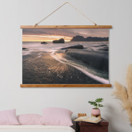 ロフォテン諸島ノルウェー 吊り下げ型タペストリー