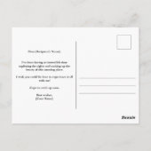 ロフォテン諸島，ノルウェーレトロ旅行 ポストカード (裏面)