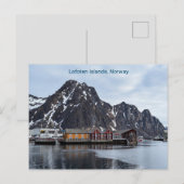 ロフォテン諸島,ノルウェー,はがき ポストカード (正面/裏面)