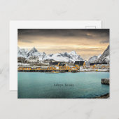 ロフォテン、ノルウェーの風光明媚な写真 ポストカード (正面/裏面)