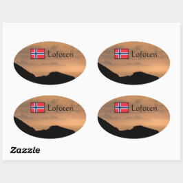 ロフォテン 楕円形シール