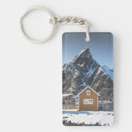 ロフォーテンイエローキャビン キーホルダー