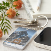 ロフォーテンイエローキャビン キーホルダー (正面右)