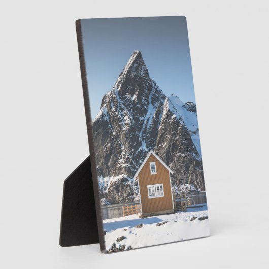 ロフォーテンイエローキャビン フォトプラーク (側面)