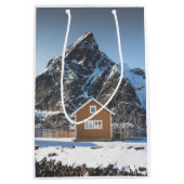 ロフォーテンイエローキャビン ミディアムペーパーバッグ (正面)