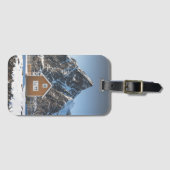 ロフォーテンイエローキャビン ラゲッジタグ (正面横)