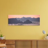 ロフォーテンマウンテンズパノラマ キャンバスプリント (インサイチュ (リビング))