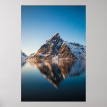 ロフォーテン ノルウェー 山の風景 写真