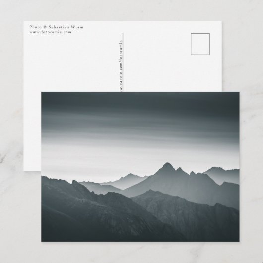 ロフテン山景色 ポストカード (正面/裏面)