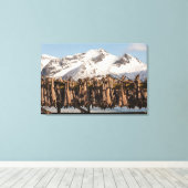 ロフテン諸島ストックフィッシュ キャンバスプリント (インサイチュ (ウッドフロア))