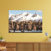 ロフテン諸島ストックフィッシュ キャンバスプリント (インサイチュ (リビング))