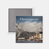 ロフテン魚釣りヴィレッジヘニンシュバー マグネット (正面/裏面)