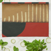 ロフトコンテンポラリースタイルパネル絵画ズ キッチンタオル (折り畳み)