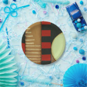 ロフトコンテンポラリースタイルパネル絵画ズ ペーパープレート (パーティー)