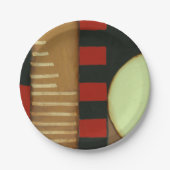 ロフトコンテンポラリースタイルパネル絵画ズ ペーパープレート (正面)