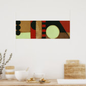 ロフトコンテンポラリースタイルパネル絵画ズ ポスター (キッチン)