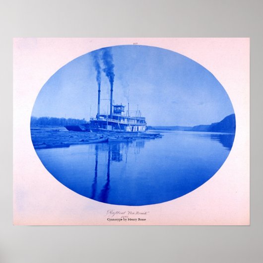 ロフトボート「テンブルック」、1885年 ポスター (正面)