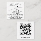 ロフトリノベーションスクエア名刺 スクエア名刺 (正面/裏面)