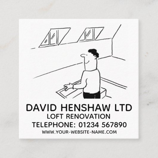 ロフトリノベーションスクエア名刺 スクエア名刺 (正面)